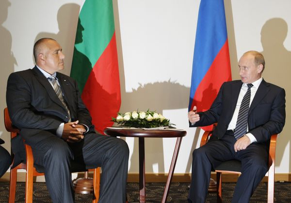 Russia Prime Minister Vladimir Putin and Bulgarian Prime Minister Boyko Borisov. Archive Russia Prime Minister Vladimir Putin and Bulgarian Prime Minister Boyko Borisov. Archive - Sputnik International