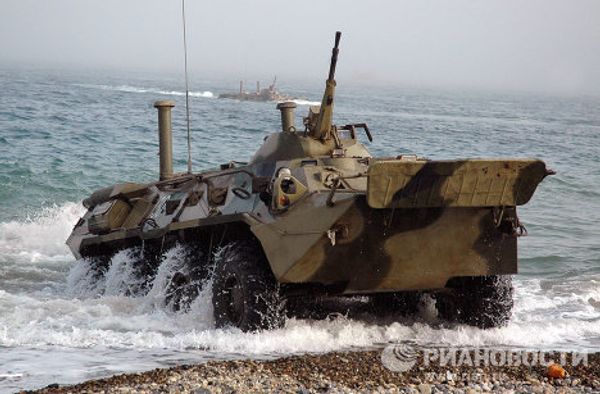 Russian naval infantry at Vostok-2010 military exercises Russian naval infantry at Vostok-2010 military exercises - Sputnik International