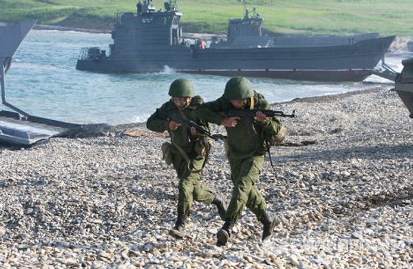 Russian naval infantry at Vostok-2010 military exercises Russian naval infantry at Vostok-2010 military exercises - Sputnik International