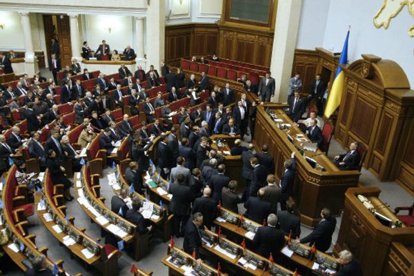 The Ukrainian parliament The Ukrainian parliament - Sputnik International