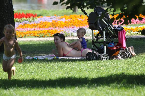 Hot weather in Moscow - Sputnik International
