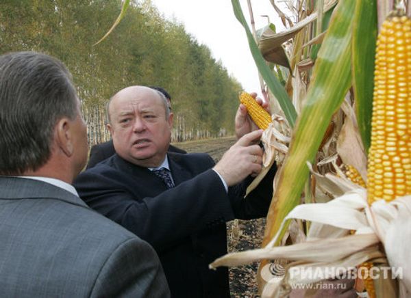 Leading Russian political figures in gardens and fields - Sputnik International