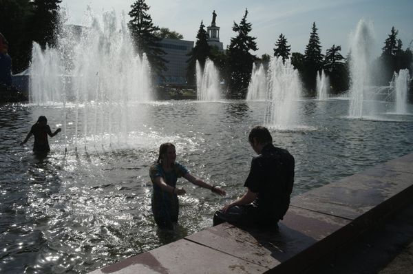 Hot weather in Moscow - Sputnik International