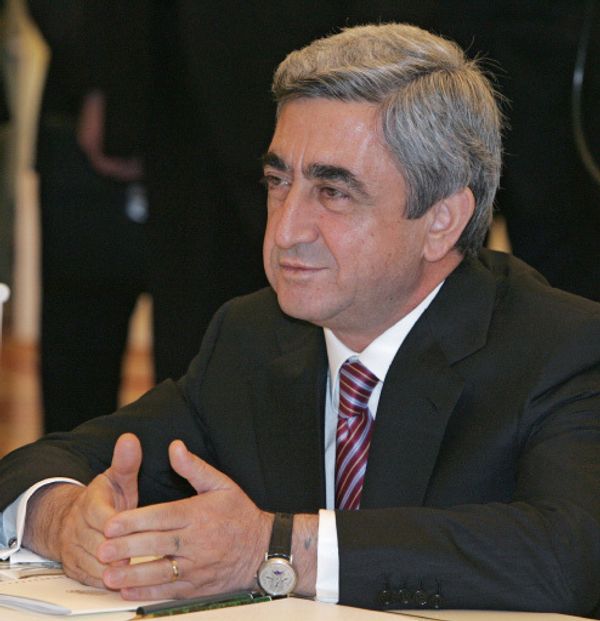 Armenian President Serzh Sargsyan - Sputnik International