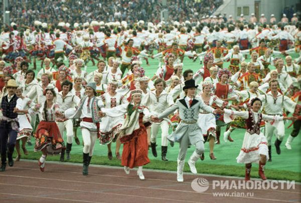 1980 Olympics in Moscow: Breathtaking opening ceremony 1980 Olympics in Moscow: Breathtaking opening ceremony - Sputnik International