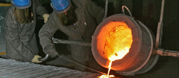 Russian steelworkers at at the Stupino Metallurgical Company outside Moscow. Russian steelworkers at at the Stupino Metallurgical Company outside Moscow. - Sputnik International