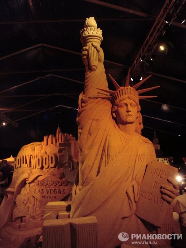 Seven sand wonders of the world in Blankenberge - Sputnik International