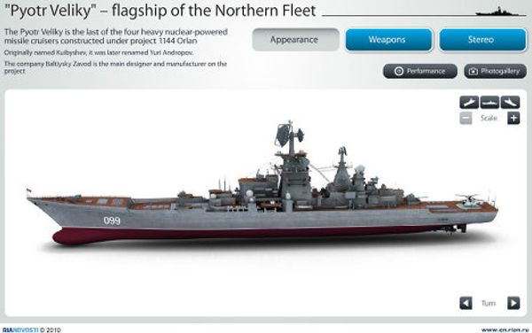 Pyotr Veliky – flagship of the Northern Fleet Pyotr Veliky – flagship of the Northern Fleet - Sputnik International