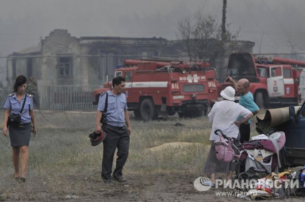 Voronezh encircled by fire Voronezh encircled by fire - Sputnik International