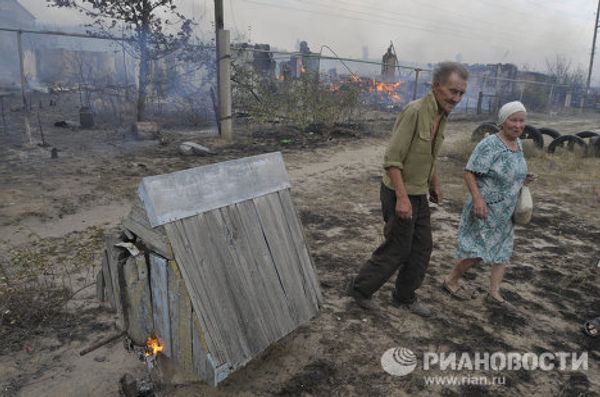 Voronezh encircled by fire Voronezh encircled by fire - Sputnik International