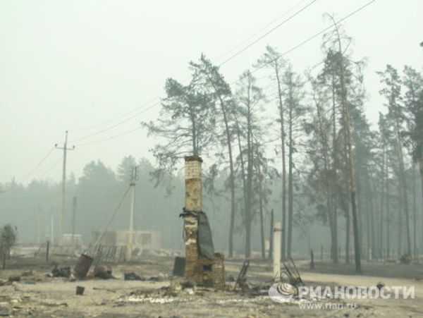Kriushi: a Russian village burnt down by wildfire - Sputnik International