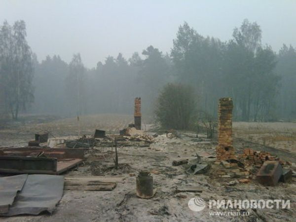 Kriushi: a Russian village burnt down by wildfire - Sputnik International