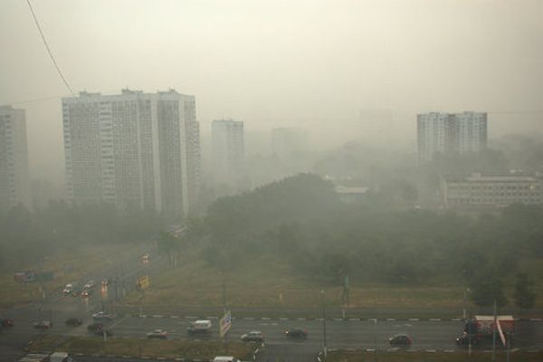 Moscow and the Moscow Region smothered in smoke - Sputnik International