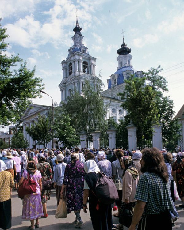The Kursk cathedral of St. Sergius of Radonezh and the Theotokos of Kazan - Sputnik International