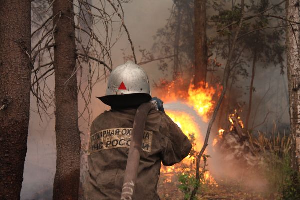 Russian firefighters to move on after beating blaze near nuclear center - Sputnik International