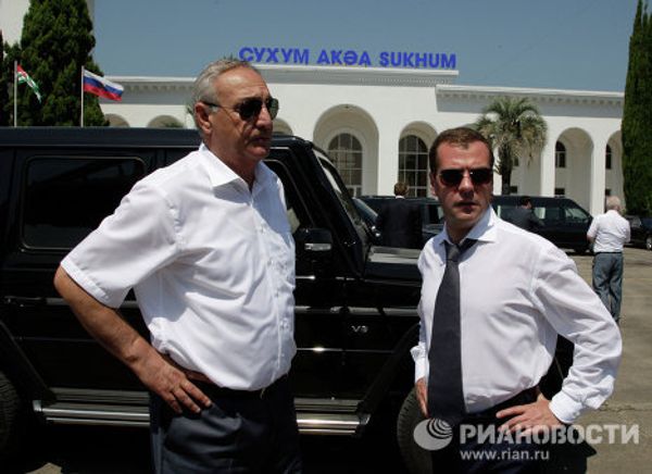 President Dmitry Medvedev visits Abkhazia President Dmitry Medvedev visits Abkhazia - Sputnik International