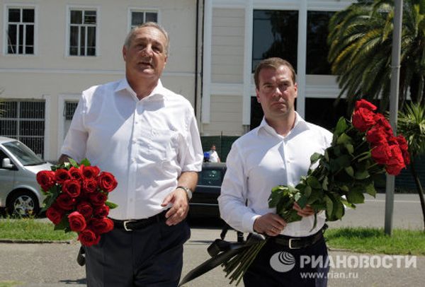 President Dmitry Medvedev visits Abkhazia President Dmitry Medvedev visits Abkhazia - Sputnik International