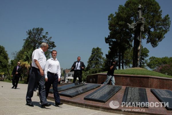 President Dmitry Medvedev visits Abkhazia President Dmitry Medvedev visits Abkhazia - Sputnik International