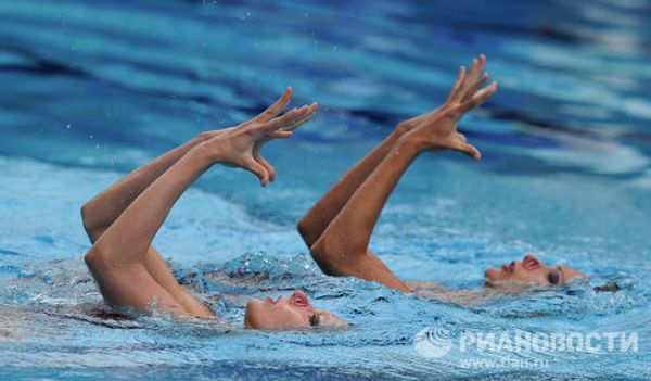 Russian women unstoppable in synchronized swimming - Sputnik International