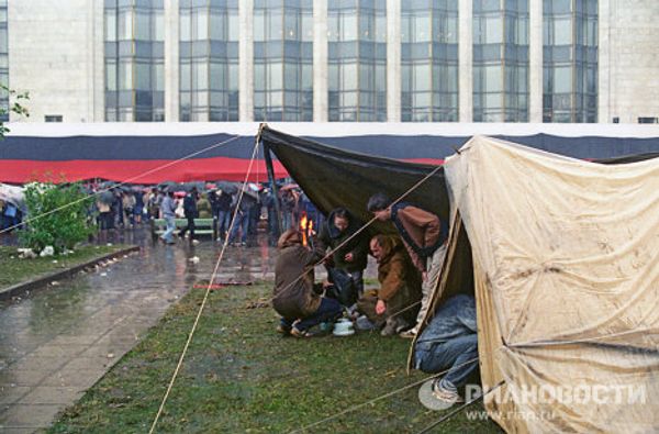 Tanks and barricades on Moscow’s streets: August 19, 1991 Tanks and barricades on Moscow’s streets: August 19, 1991 - Sputnik International