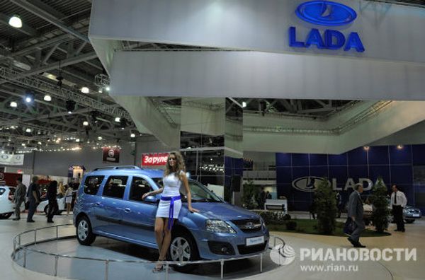 Lada with GLONASS and other news at Moscow International Auto Show Lada with GLONASS and other news at Moscow International Auto Show - Sputnik International