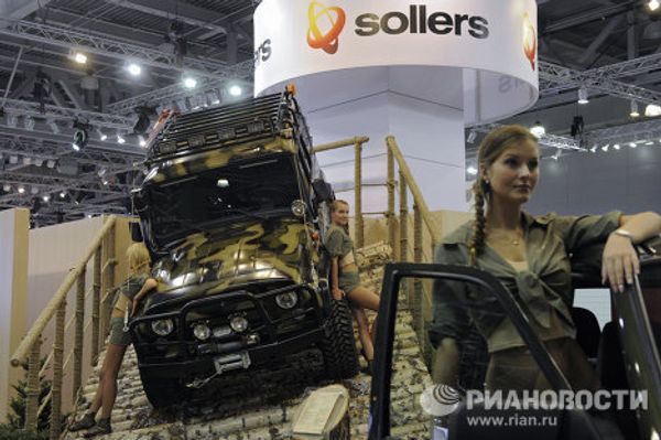 Lada with GLONASS and other news at Moscow International Auto Show Lada with GLONASS and other news at Moscow International Auto Show - Sputnik International