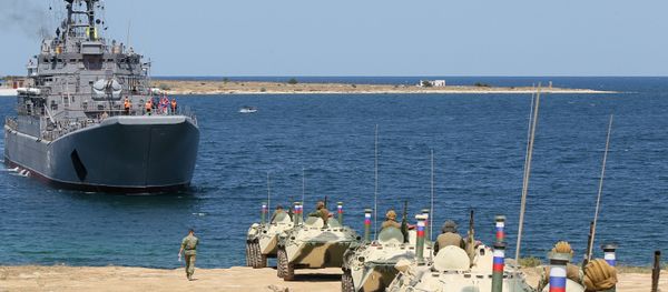 The Yamal amphibious ship of the Russian Naval Forces - Sputnik International