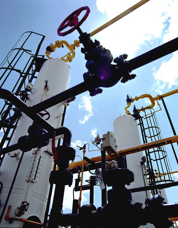 Kazakhstan's Caspian shelf has an estimated 3.3 trillion cubic meters of gas reserves, and the country's gas production is expected to grow to approximately 45 billion cubic meters in 2010. - Sputnik International
