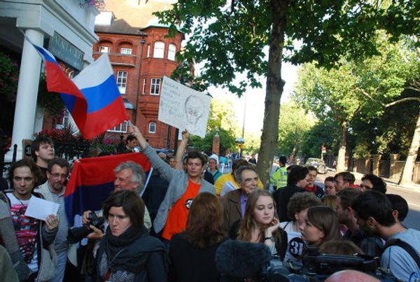 Chichvarkin, Berezovsky and other participants of London rally - Sputnik International