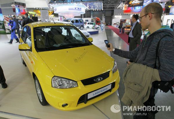 Putin’s Lada Kalina Sport  - Sputnik International