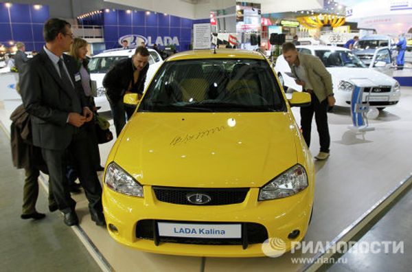 Putin’s Lada Kalina Sport  - Sputnik International