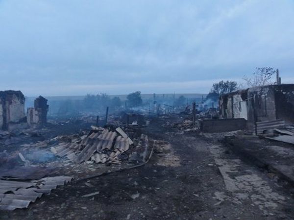 Consequences of wildfires in Russia’s Volgograd Region - Sputnik International