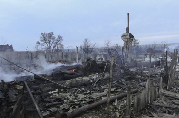 Consequences of wildfires in Russia’s Volgograd Region - Sputnik International