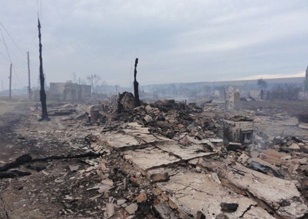 Consequences of wildfires in Russia’s Volgograd Region - Sputnik International
