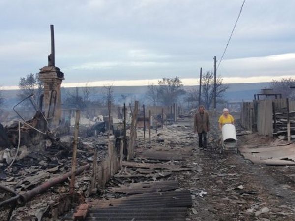 Consequences of wildfires in Russia’s Volgograd Region - Sputnik International