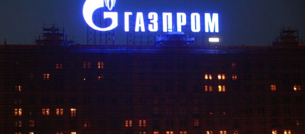Gazprom sign in Moscow. Gazprom sign in Moscow. - Sputnik International