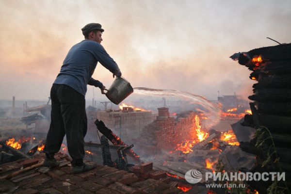 Consequences of wildfires in Russia’s Altai Territory - Sputnik International