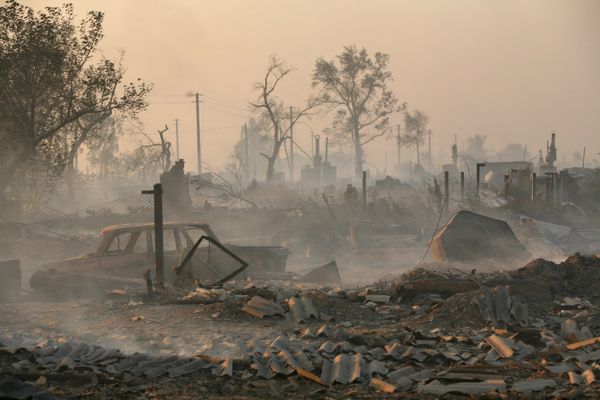 Putin's webcams to track construction works in burned down Siberian village - Sputnik International