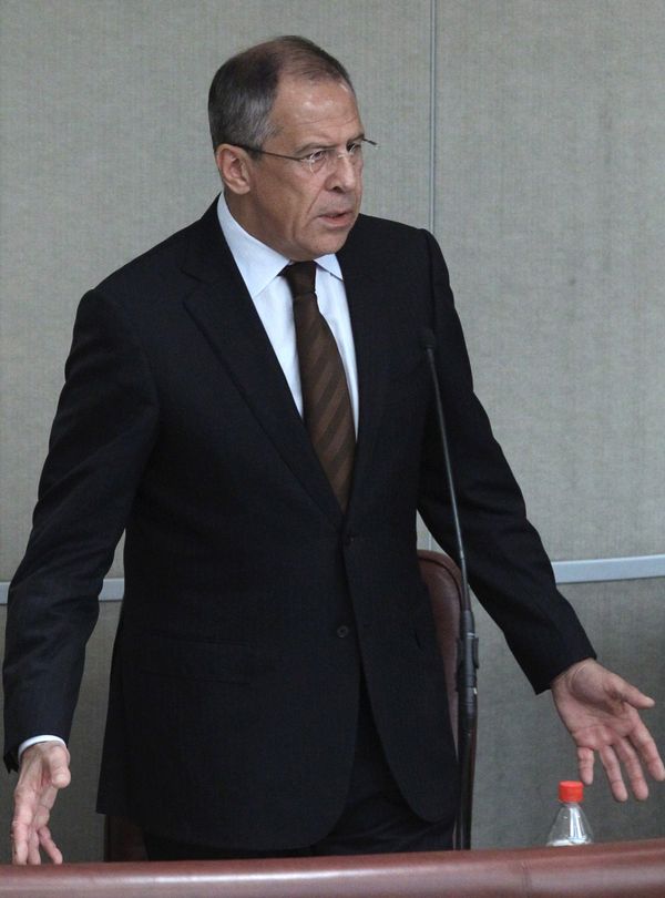Russia's foreign minister Sergei Lavrov - Sputnik International