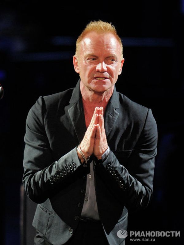 Sting woos Moscow with some classic hits - Sputnik International