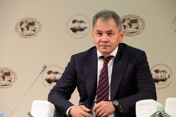 Russian Emergencies Minister Sergei Shoigu at The Arctic: The Territory of Dialogue, an international Arctic forum, at Lomonosov Moscow State University Russian Emergencies Minister Sergei Shoigu at The Arctic: The Territory of Dialogue, an international Arctic forum, at Lomonosov Moscow State University - Sputnik International