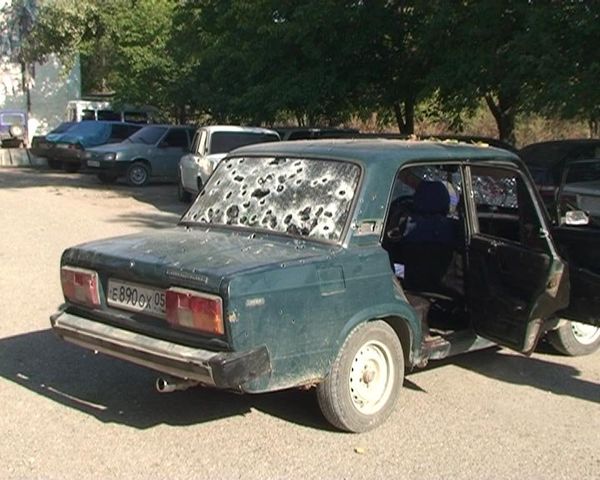 Bullet-riddled car. Files - Sputnik International