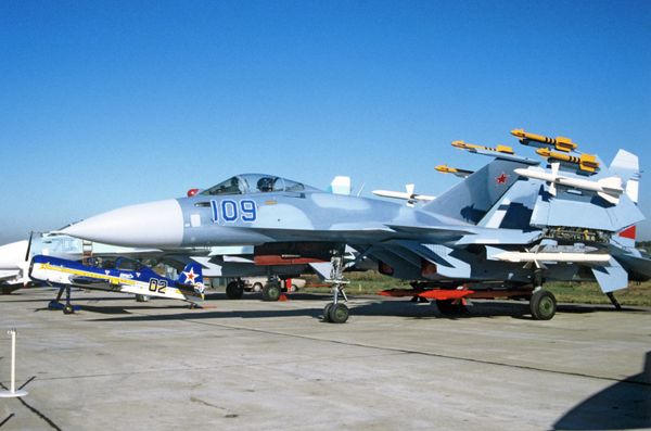 The Su-33, a carrier-based warplane developed on the platform of the Su-27. The Su-33, a carrier-based warplane developed on the platform of the Su-27. - Sputnik International