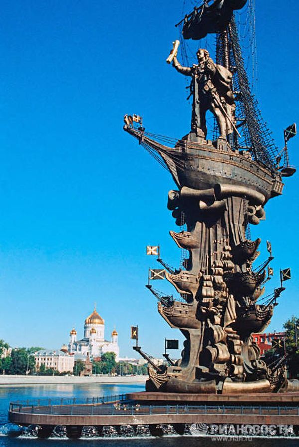 Peter the Great Statue: 98 meters of bronze, steel and copper - Sputnik International