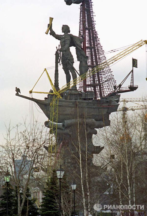 Peter the Great Statue: 98 meters of bronze, steel and copper - Sputnik International