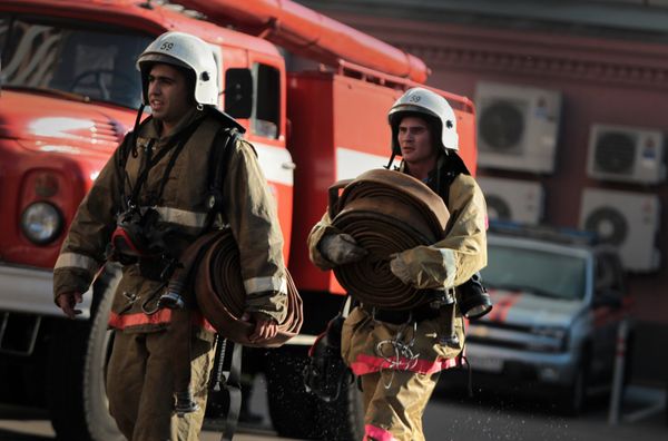 Six dead in central Moscow blaze Six dead in central Moscow blaze - Sputnik International