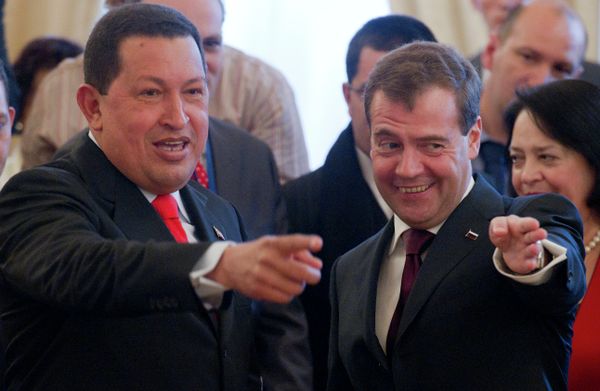 Venezuelan President Hugo Chavez visits Moscow - Sputnik International
