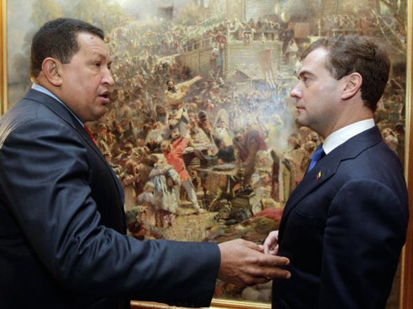 Venezuelan President Hugo Chavez visits Moscow - Sputnik International