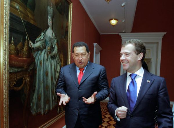 Venezuelan President Hugo Chavez visits Moscow - Sputnik International