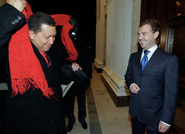 Venezuelan President Hugo Chavez visits Moscow - Sputnik International